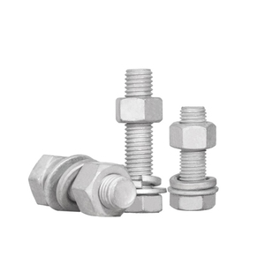 Tornillo de Cabeza Hexagonal Externa de Acero Inoxidable SS 316 Gr8.8, Galvanizado en Caliente - Product Image 4