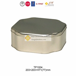 JH กล่องดีบุกเก็บทอฟฟี่ช็อคโกแลตแฟนซีแฟชั่นใหม่สำหรับเก็บเคี้ยวหมากฝรั่งขนมปังแซนวิชแฮมเบอร์เกอร์บะหมี่อาหารเด็ก - Product Image 4