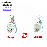 Porte-clés en peluche souvenirs pour collections de jours de match, porte-clés mascotte personnalisés pour compétitions, jouets en peluche mascotte personnalisés