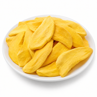 Tranches de mangue lyophilisées 18g Sachet Snack croustillant non frit Pour la vente au détail, OEM, ODM, Marque privée, Grossiste