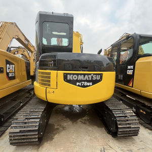 Vente en gros de mini pelleteuses d'occasion KOMATSU PC78US-6/PC78-8 de 7 tonnes utilisées en bon état avec moteur et pompe PLC - Product Image 2