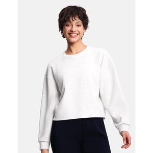 FOXA Sweat-shirt court à col rond pour femme, mélange de coton, respirant, idéal pour l'entraînement - Product Image 3