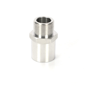 Purui 304 Stainless Steel Threaded Connector Male Hex Nipple For Mechanical Industry Fasteners - Product Image 1