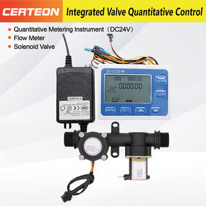 Katup kontrol cairan LCD elektromagnetik 1/2 inci dengan sakelar Paket <span class=keywords><strong>flow</strong></span> meter digital - Product Image 2