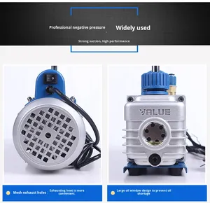 Nueva Bomba de Vacío Eléctrica de Acero Inoxidable de Doble Etapa Flying 4L Original con Filtro para Uso en Laboratorio <span class=keywords><strong>FEIYUE</strong></span> para Instalación - Product Image 4