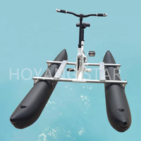 2025 nouveaux modèles ponton gonflable vélos d'eau bateau à pédales en vente facile à démonter et à installer