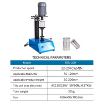 CHMFS-200 Vente chaude Machine à sertir les boîtes de conserve de thon et les canettes de boissons / semi-automatique / pour boîtes scellées