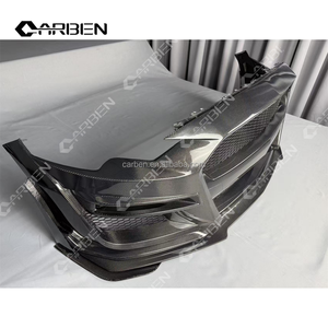 Pare-chocs avant en fibre de carbone de haute qualité de style GT500 pour <span class=keywords><strong>Ford</strong></span> <span class=keywords><strong>Mustang</strong></span> |   Compatible avec les modèles 2018-2023, mise à niveau et modification - Product Image 4