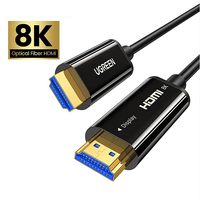 U GREEN 2.1 eARC HDR, kabel serat optik kompatibel HDCP2.2 HDTV kecepatan tinggi 8K/60Hz Ultra 48Gbps untuk Samsung TV