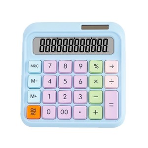 Dopamine Calculator Solar Dual Power Supply 12 Digits Office Financial Use ABS <b>Material</b> Cute Style - Product Image 5