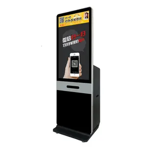 Tầng thường vụ Wechat Máy in ảnh 43 inch WhatsApp màn hình cảm ứng kiosk