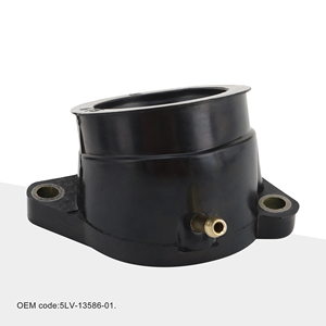 GOOFIT Coupleur de collecteur d'admission pour moto Adaptateur d'interface de carburateur pour moto Remplacement pour YAMAHA FZS1000 <span class=keywords><strong>FZ1</strong></span> Fazer 1000 - Product Image 2