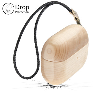 Fashionable Style Bamboo Shockproof Cover for Pro 1 2 <strong>2nd</strong> Wooden Wood Charging <strong>Airpods</strong> 3rd <strong>Generation</strong> <strong>Case</strong> - Product Image 5
