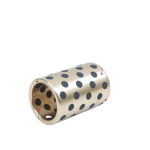<span class=keywords><strong>Manchon</strong></span> en cuivre graphite JDB, roulement à lubrification solide autolubrifiant, bride en laiton haute résistance, construction résistante à l'usure - Product Image 2