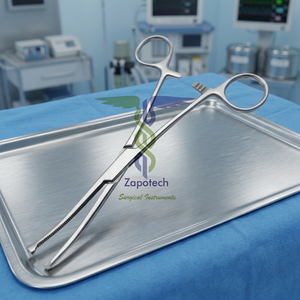 Pinza Hemostática para Cirugía General, Instrumento Manual de Acero Inoxidable con Certificación CE - Product Image 4