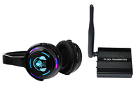 Kits d'écouteurs silencieux RF988 économiques : Système complet d'écouteurs et d'émetteur silencieux pour événements et festivals