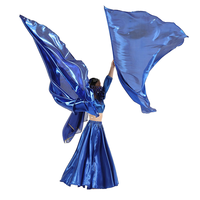 Drapeau de culte personnalisé de haute qualité pour la danse louange promotionnelle de poteau en fibre de verre flexible léger en soie rectangulaire polychrome