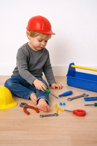 High Quality <b>Kids</b> Toolbox 10pcs Pretend Play Construction <b>Tools</b> Set for Children - Product Image 3