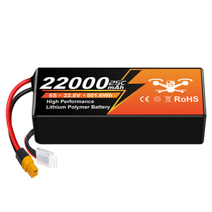 NewYenk üretici OEM/ODM yüksek kalite <span class=keywords><strong>6S</strong></span> 12S <span class=keywords><strong>22</strong></span>.8V 22000Mah 25C İha Drone katı hal pil - Product Image 1