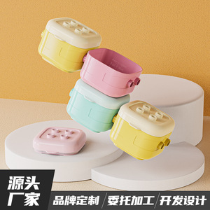 Jiayi Baby Food Container 4Pcs Portable Airtight <b>Storage</b> Box For Infants With <b>Microwave</b> Safe Design - Product Image 2