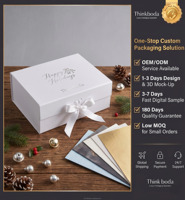 Boîte cadeau en carton pliable magnétique de luxe, personnalisable avec logo, recyclable, avec ruban en papier rose rouge UV, éponge, bougie, style écologique