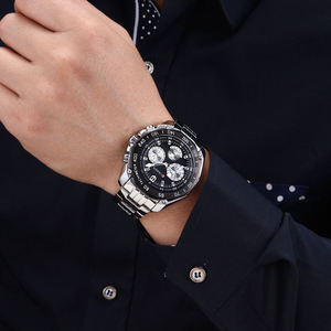 Reloj de Pulsera CURREN 8077 de Alta Calidad para Hombre, Movimiento de Cuarzo, Correa de Acero Inoxidable, Estilo Ejecutivo y Moderno - Product Image 6