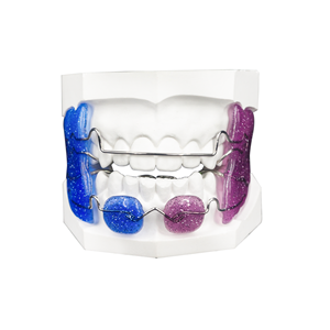 Plaque d'expansion orthodontique dentaire amovible en acrylique avec vis d'expansion - Product Image 6