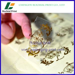 Produttore Custom metallo trasparente trasferimento Uv adesivi stampati Logo oro stampato 3d etichetta adesivo stampa - Product Image 5