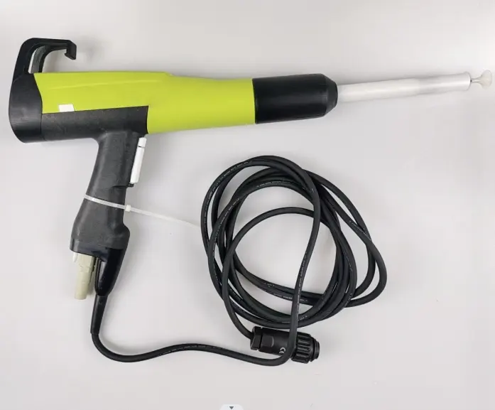 KFB China professional manufacture mini spray gun powder coating for sale Yellow and green