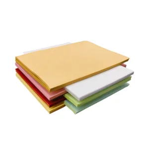 Kleurrijk Mat Papier A4 Zelfklevende Fluorescerende Stickervellen Verpakkingsetiketten