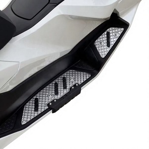 Repose-pieds de moto en aluminium CNC, ensemble de repose-pieds antidérapants noirs pour Honda PCX160 PCX125 25-26, remplacement - Product Image 2