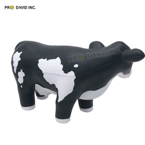 Logo Custom PU Stress Relief Foam Milch Cow Shape Anti Stress <b>Ball</b> <b>Squeeze</b> Toys Promotional Toy for Kids - Product Image 3