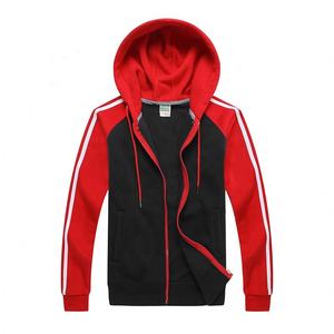 Veste à capuche décontractée avec fermeture éclair pour hommes Sweat à capuche léger en double coton Grande taille Brodé en 3D Street Wear & Hoodies - Product Image 2