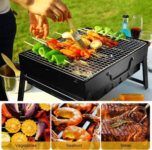 Hot Sale Camping Campfire <b>Grill</b>, <b>Portable</b> Folding Charcoal <b>Grills</b>, Backpacking BBQ <b>Grill</b> for Outdoor Cooking - Product Image 4