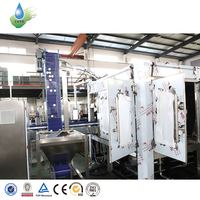 Machine automatique de soufflage, de lavage, de remplissage et de bouchage de bouteilles en plastique PET de 3L/5L/8L/10L pour l'eau potable liquide