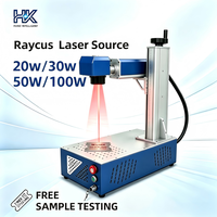 Machine de marquage laser à fibre 20W/30W/50W Raycus Max JPT IPG, outil de gravure laser pour la gravure sur métal et plastique