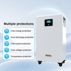 Système de stockage d'énergie domestique divisé, batterie <span class=keywords><strong>rechargeable</strong></span> LiFePO4 51,2 V, pack de batteries 15 kWh, classe de protection IP55, BMS, montage mural - Product Image 3