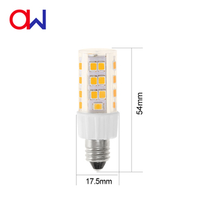 <b>E12</b> LED Corn <b>Bulb</b> 3.3W 2700K-6000K Smd 2835 Ceramic Base AC 120V For Hotel Indoor Use Dimmable <b>E12</b> LED <b>Bulb</b> - Product Image 6