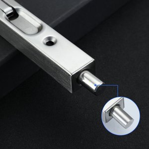 Pestillo oculto de acero inoxidable tipo caja, pestillo extendido tipo caja, cerrojo oculto para puerta de seguridad ignífuga - Product Image 4