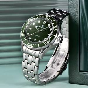 PAGANI DESIGN 1685 Montres pour hommes Montres mécaniques de <span class=keywords><strong>luxe</strong></span> en or pour hommes Montre automatique pour hommes AR Sapphire <span class=keywords><strong>Lunette</strong></span> en céramique étanche - Product Image 2