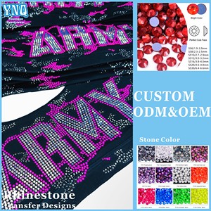 Transferencias de Diamantes de Imitación Termoadhesivas para Animadoras a Precio Económico, Diseños de Diamantes de Imitación con Logotipo de Animadoras para Sujetadores Deportivos - Product Image 2