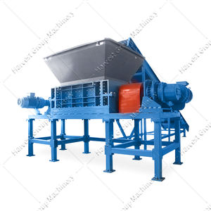 Nhiệm vụ nặng nề phế liệu kim loại chất thải nhựa tái chế công nghiệp Shredder tự động DC động cơ đôi trục máy - Product Image 1