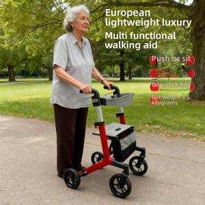 Silla de ruedas eléctrica inteligente con joystick de <span class=keywords><strong>360</strong></span> grados, plegable, para personas con discapacidad. - Product Image 2