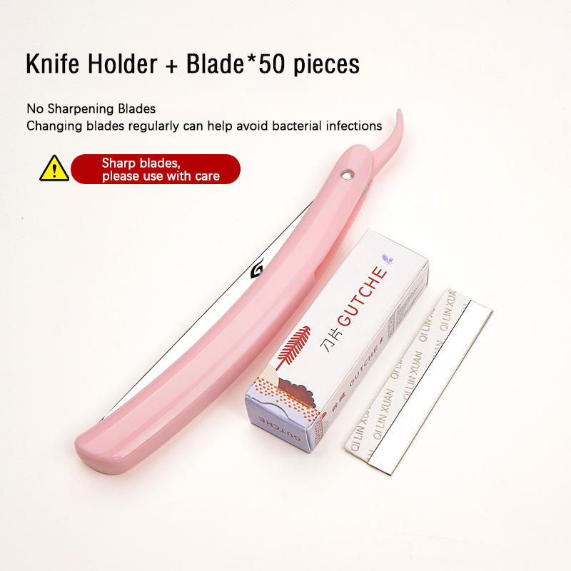 Rose K1 poignée épaisse rasoir titulaire + lames * 50