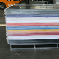 Plaque acrylique coulée en gros Alands 3mm 5mm colorée PMMA Perspex, service de découpe et de traitement sur mesure disponible