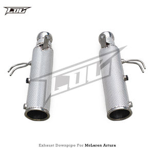 COC con tubo de bajada catalítico para Mclaren <span class=keywords><strong>Artura</strong></span> 3,0 T <span class=keywords><strong>Spider</strong></span> 2023-2024 Sistema de cabezal de escape de coche de acero inoxidable - Product Image 2