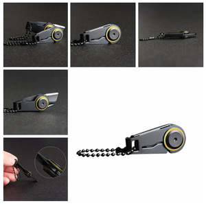 Ngoài trời Survival Key dao công cụ lưỡi thép không gỉ Trọng lượng nhẹ EDC Công cụ với OEM tùy chọn tùy biến - Product Image 4