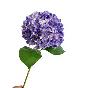 Hortensia Artificial de Alta Calidad con 3 Hojas, Impresa en 3D, Flor Colorida con 5 Cabezas para Decoración de Bodas, San Valentín y Acción de Gracias - Product Image 4