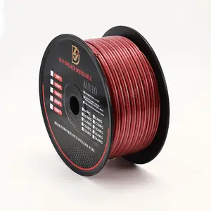 16awg Cca Puur Koper 2 Cores Flat Twins Transparante Luidsprekerkabel Audiokabel