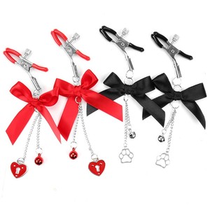 Caja Personalizada Gratis - Clip para Pezón en Forma de Corazón, Sexy, Ajustable, con Pequeña Campana, Productos para Adultos, Fetiche, Coqueteo, Estimulación de Senos - Product Image 5